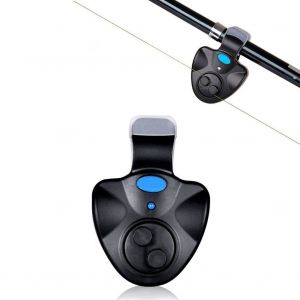 Lot de 3 alarmes de pêche électroniques sensibles avec indicateur sonore et lumières LED pour cannes à pêche - Neuf