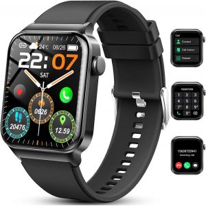 Montre Connectée Homme Femme Avec Repondre Appel Bluetooth,1.85"" Smartwatch 113 Modes Sport Moniteur Sommeil Podometre Cardiofréquencemètre,Montre Intelligente Bracelet Etanche Ip68 Pour Android Ios - Neuf