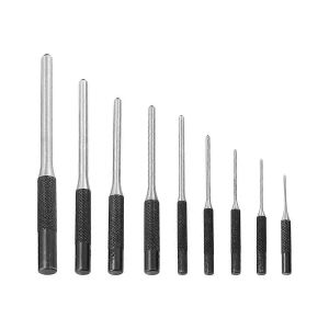 9 Pi&egrave;ces De Configuration Poin&ccedil;on Rond Pi&egrave;ces De Poin&ccedil;on Goupille De Rouleau Ensemble De Poin&ccedil;on Boulon Boulon De Verrouillage Goupille De Rouleau Kit D'outils De Poin&ccedil;onnage - Neuf