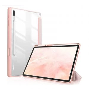 Chicslick-Pour Samsung Galaxy Tab S10 S9 Fe 10.9 11 Plus 12.4 Pouces Étui Porte-Crayon Housse De Tablette Pour Tab A9 S9 S8 S7 11 ""Plus 12.4"" Funda,S10 Plus 12.4 Inch,Rose[X1150] - Neuf