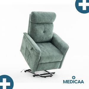 Fauteuil Releveur Premium - 2 Moteurs - Vert - Modèle Fernand - Tranquille Émile - Neuf