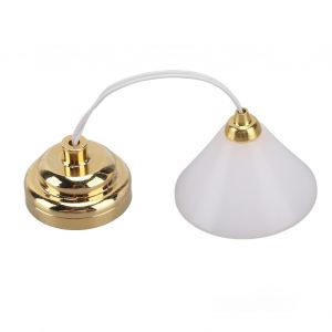 1: 12 &Eacute;chelle Dollhouse Plafonnier Batterie Puissance Led Simulation Suspendue Miniature Chandelier - Neuf