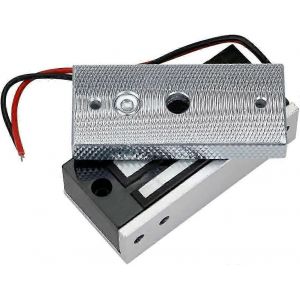 Serrure &eacute;lectrique magn&eacute;tique de 60 kg 135 lb Serrure &eacute;lectromagn&eacute;tique pour syst&egrave;me de contr&ocirc;le d'acc&egrave;s,serrure de porte magn&eacute;tique DC 12V,s&eacute;curit&eacute; ext&eacute;rieure et int&eacute;rieure - Neuf