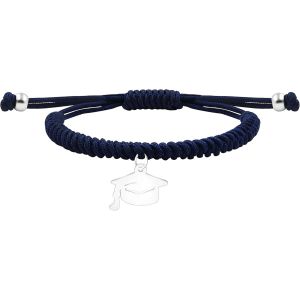 Kal-Bracelet De Graduation Personnalis&eacute;, Bijoux En Corde Tress&eacute;e R&eacute;glable, Bracelet D'&eacute;quipe Comm&eacute;moratif De Classe Rond/Chapeau/Rectangle Personnalis&eacute;, Cadeau D'amiti&eacute; Pour Thanksgiving Ys5715 - Neuf