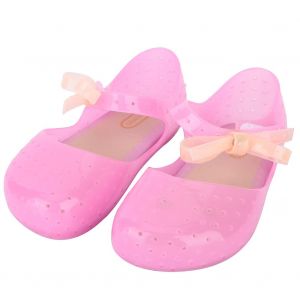 Mini Chaussures Brillantes Pour Filles, Sandales A Noud Et Lumieres Led (Rose 26) - Neuf