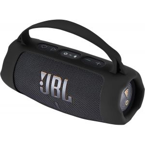 Housse en Silicone pour JBL Charge 5 Wi-FI Enceinte Portable/Charge 5 Enceinte Bluetooth Portable,pour JBL Charge 5 Wi-FI/Charge 5 Portage Peau Sac à Bandoulière Accessoires(Noir) - Neuf