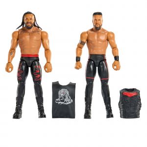 WWE - Figurines articul&eacute;es Main Event Showdown Jacob Fatu et Tama Tonga - Neuf