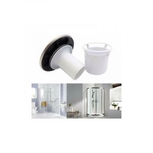 1 x caniveau de douche (115 × 95 × 63 mm), caniveau de douche haute efficacité, siphon de sol en plastique anti-débordement, anti-odeur et anti-colmatage - Neuf