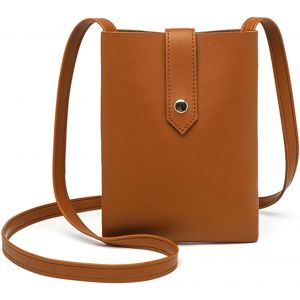 RFCBC-Sac de Téléphone Portable Femme Sac à Bandoulière Femme Portefeuille en Cuir PU Crossbody Pochette Sacoche Mini Sac à Main Petit - Neuf