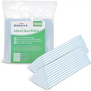 Mevronisshop-100 B&acirc;tons De Colle &Oslash; 7 Mm X 200 Mm, B&acirc;ton De Colle Chaude Pour Petits Pistolets &Agrave; Colle Chaude 7 Mm X 200 Mm, Transparent Sans Solvant, S&eacute;chage Rapide (7mm X 200 Mm Pack 100) - Neuf