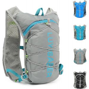 Jgd-Sac &Agrave; Dos Gilet D'hydratation, L&eacute;ger &Agrave; Bretelles R&eacute;glables, Sac &Agrave; Dos De Course Avec Design R&eacute;fl&eacute;chissant, Sac &Agrave; Dos Isolant R&eacute;fl&eacute;chissant Respirant Pour Escalade Randonn&eacute;e Cyclisme Cyclisme Femm - Neuf