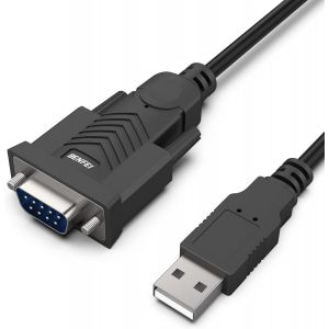 JGD-C&acirc;ble USB vers s&eacute;rie, adaptateur s&eacute;rie USB vers RS-232 m&acirc;le (9 broches) DB9, chipset Prolific, Windows 10/8.1/8/7, Mac OS X 10.6 et sup&eacute;rieur, 1,8 m&egrave;tre - Neuf
