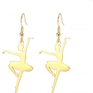 Kal-Boucles D'oreilles Gymnastique Ballerine Boucles D'oreilles Danse Ballerine Boucles D'oreilles Pendantes Danse Ballerine Inspiration Bijoux Danse Ballerine Cadeaux De Récital Pour Femmes - Neuf