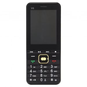 Telephone Portable V6 2g Debloque Pour Seniors, Ecran Hd De 2,8 Pouces, Quatre Cartes, Quatre Modes De Veille, Pour Personnes Agees Et Enfants, 100-240 V, Noir, Prise Britannique - Neuf