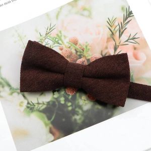 Ensemble De Noeuds Papillon Parent-Enfant En Daim Super Doux Pour Hommes Macarons Couleur Unie Design Classique Mignon Papillon Rouge Vert Bleu Rose Cravate--Kids 12 - Neuf