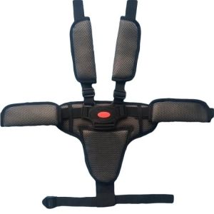 Poussette Chaise De Salle &Agrave; Manger Pour B&eacute;b&eacute;-Sangle De S&eacute;curit&eacute; &Agrave; Cinq Points,Coussin &Eacute;pais,Gris Gris - Neuf