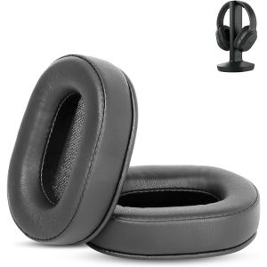 KAL-Coussinets D'Oreille De Remplacement Confortables Compatibles Avec Le Casque Bluetooth Sans Fil Sony Mdr-Rf895Rk Mdr Rf895Rk (Cuir Plus Doux/Mousse Haute Densité) - Neuf