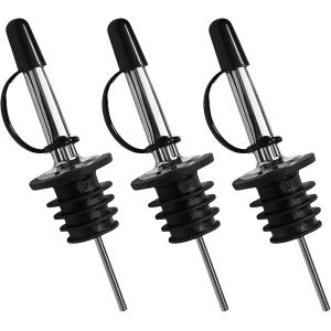 Checarzhn--No1-Lot De 3 Becs Verseurs Pour Bouteilles De Vin, Bouteilles D'huile Et De Sirop - Neuf