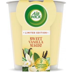 Bougie parfumée XL en verre - Parfum Sweet Vanilla Magic - Jusqu'à 40 heures de combustion - Contient des huiles essentielles naturelles - Bougie parfumée de 220 g - Neuf