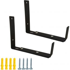 Teppe-Lot De 2 Supports De Jardinière Réglables Pour Fenêtre, Étagère De Jardinière Avec Taille Réglable, Largeur Du Fond De La Jardinière - Neuf