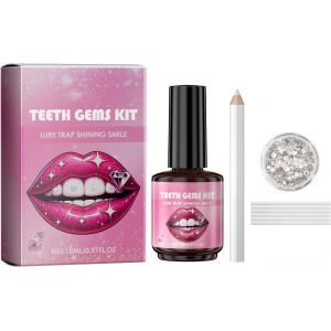 Kalanka-Kit Strass Dentaire, Kit Bijou Dent Bricolage, Bijoux Dentaire, Kit De Gemmes De Dents Pour D&eacute;butant, Bijoux Dentaire Gemmes Pour D&eacute;coration De Dents De Ongles, 11 - Neuf