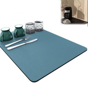 Tapis &Eacute;gouttoir Absorbant &Agrave; S&eacute;chage Rapide Pour La Vaisselle, Id&eacute;al Pour Le Plan De Travail Et Les Petits Appareils &Eacute;lectrom&eacute;nagers. - Neuf