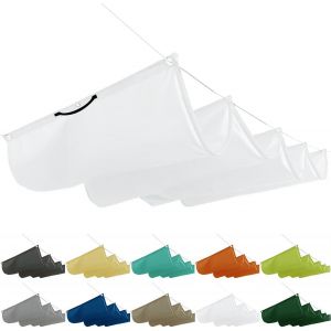 Ulteronixshop-Abri De Terrasse Protection Solaire 1x3m, Protection Solaire Pour Terrasse R&eacute;tractable, Voile De Balcon R&eacute;tractable Avec ?Illets Et Corde Pour Pergola, Jardin D&iquest;Hiver, Toit De Terrasse, - Neuf