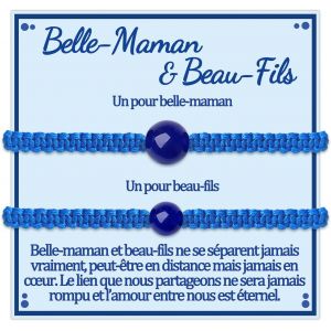 Eryi-Belle Maman Beau Fils Bracelets Cadeau Belle-Mere Et 2 3 Beaux-Fils Assortis Mère Noel Cadeaux Fetes Des Mere Anniversaire Femme A Mon Fils Cadeau Original Idee Homme Bijoux Pour 2 3 4 - Neuf