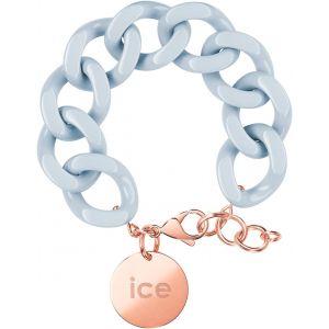 Eryi-Ice - Jewellery - Chain Bracelet Bracelet Mailles Xl Pour Femme Fermé D'une Médaille Dorée - Neuf