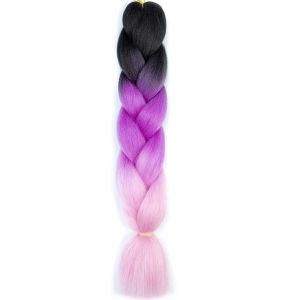 Extensions De Tresses Jumbo Box De 24 Pouces, Tresses Synthétiques À Faire Soi-Même Pour Enfants, Rose, Violet, Jaune, Gris - Neuf
