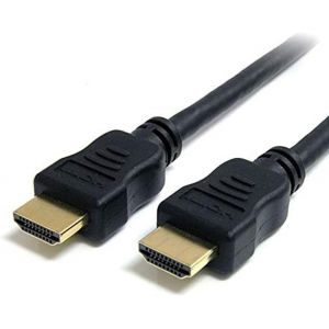 ERYI-Câble Hdmi 1M - Câble Hdmi Haut Débit 4K Avec Ethernet - Cordon Hdmi Uhd 4K 30Hz - Bande Passante 10.2 Gbps - Câble Vidéo/Affichage Hdmi 1.4 M/M 28Awg - Hdcp 1.4 - Noir (Hdmm1Mhs) - Neuf