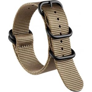 Bnhgo-Bracelets De Montre Nato Bracelet Nylon G10 Premium Balistique Bracelet De Remplacement Multicolore Avec Bracelet Hommes Femmes 18mm 20mm 22mm 24mm - Neuf