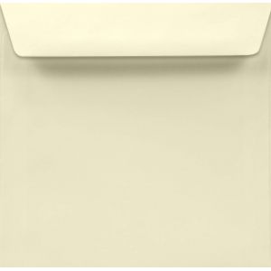 100 enveloppes ivoires 155 x 155 mm 120g Aster Smooth Ivory enveloppes carrées enveloppes élégantes de haute qualité pour cartes de v?ux invitations mariage Baptême communion anniversaires - Neuf