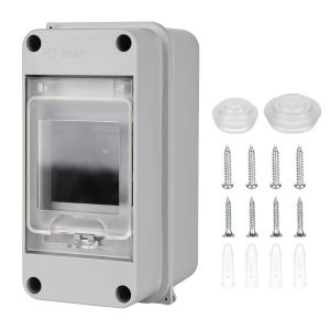 Coffret Electrique Etanche Exterieur: Boîte Etanche Electrique Exterieur IP65,Tableau Electrique 1 Rangée Etanche 3 Modules,Boîtier Electrique,Tableau Electrique Etanche Pour Disjoncteur Mural - Neuf