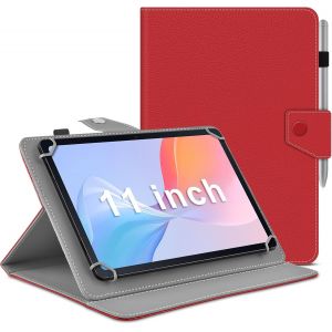 LORANKA-Universel Coque &Eacute;tui pour Toutes Les Tablettes 11 Pouces, Housse de Protection pour 11,1 Pouces Tablette, Case Cover en Cuir de Voyage, pour Tablettes 11-12 Pouces Android/iOS/Windows - Neuf