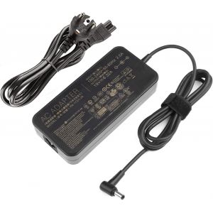 Adaptateur Chargeur AC 19V 6,32A 120W Compatible avec ASUS A15-120P1A PA-1121-28 ADP-120RH B N750 N500 G50 N53S N55 FX504 UX510UW N56J N56VZ Cordon d'alimentation - Neuf