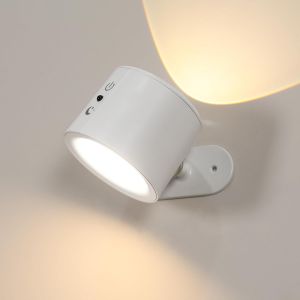Veilleuse Avec Led Magn&eacute;tique Avec T&eacute;l&eacute;commande - Rotative &Agrave; 360&deg;, Dimmable Au Toucher, 3000k-6500k, Rechargeable Usb-C, Batterie 1800 Mah, Pour Le Salon Chambre &Agrave; Coucher &Eacute;chelle - Neuf