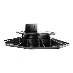 20x PLOT R&Eacute;GLABLE DE 18 &Agrave; 32 MM POUR TERRASSE BOIS ET COMPOSITE - Noir - Neuf