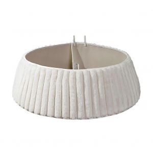 Collier blanc pour jupe de sapin de No&euml;l, collier pour crayon artificiel - Neuf