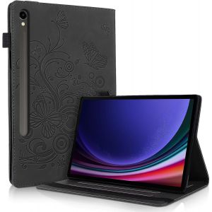 Aswant Coque pour Samsung Galaxy Tab S9 2023 / S8 2022/ S7 2020 - Coque Samsung Tab S8 avec Fonction Support/Portefeuille Protection Galaxy Tab S9 (Noir) - Neuf