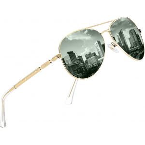 Nouveau Design Lunettes De Soleil Classique Rétro Style Lunettes De Soleil Polarisées En Miroir Filtre Catégorie 3 Ce 3025k - Neuf