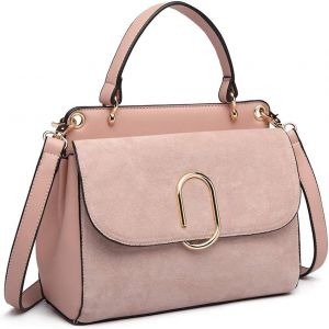 TZF-Sacs Port&eacute; Epaule Femme,Petit Sac &agrave; Main Bandouli&egrave;re,Sac &agrave; Rabat &Eacute;l&eacute;gant avec Suede et PU Cuir - Neuf