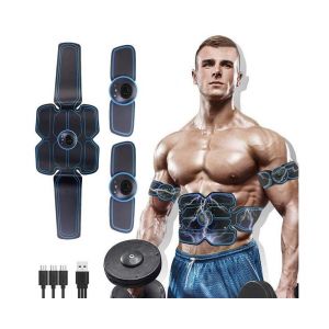 Stimulateur Abdominal Ems Sans Fil Et Tonifiant Musculaire - Appareil Portable Rechargeable Pour Un Entraînement Abdominal Efficace Et Une Sculpture Corporelle - Neuf
