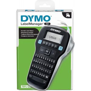 NouvelHorizonstore-Dymo - LabelManager 160 - &iquest;&iquest;tiqueteuse Portable avec Clavier QWERTY - Comprend Un Ruban adh&iquest;&iquest;sif D1 Noir et Blanc (12 mm) - pour la Maison et Le Bureau - Neuf