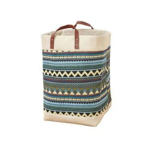Grand panier &agrave; linge en jute pour v&ecirc;tements, jouets et courses &iquest; Solution de rangement durable - Neuf