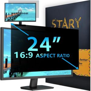 acdsgd-Filtre de Confidentialit&eacute; pour 24 Pouces 16:9,Protecteur d'&eacute;cran Anti Espion, Anti-Lumi&egrave;re Bleu Film, Amovible Filtre de Confidentialit&eacute; Ecran PC 24 Pouces 16:9 - Neuf