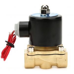 Electrovanne normalement fermee 2W160-15, filetage femelle G1/2 BSPP, electrovanne en laiton 2W-160-15 220 V - Neuf