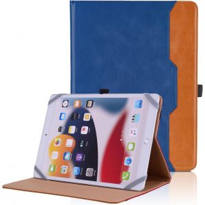 Kal-Étui Universel Housse Pour 9-11'' Tablet, Coque Folio Pu Cuir Cover De Protection Pour Tablette Avec Bande De Fixation En Silicone Réglable Pour 9.7 10 10.1 10.2 10.3 10.4 10.5 10.6 10.9 11'' - B - Neuf