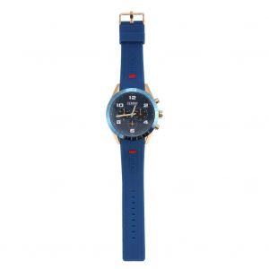Curren M&acirc;le Analogique Rond Quartz Bracelet Bracelet Montre-Bracelet (Bleu) - Neuf