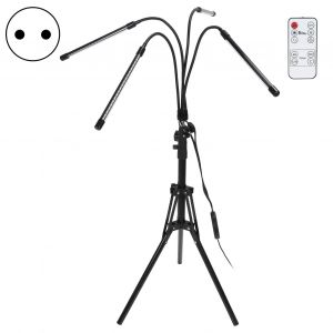 HJLIAN Lampe de croissance a 4 tetes avec trepied et variateur d'intensite a distance, prise UE 100-240 V - Neuf
